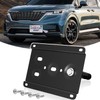 License Plate Holder Front Bracket No Drill Tow Hook Mount