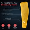 MediCaptain Pre Cut Soccer Sock Sleeves, Companion for Soccer Grip