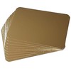 25 x Salmon Boards 120 x 200 mm Gold/Silver Salmon