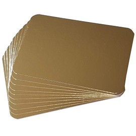 25 x Salmon Boards 120 x 200 mm Gold/Silver Salmon Trays for Vacuuming