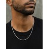 3mm Stainless Steel Rope Chain Men Cord Necklace