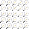 Brightown 25 Pack G40 Replacement LED Light Bulbs Dimmeble E12