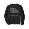 Gratuity Definition – Anti Tipping Tip Text (white) Sweatshirt