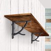 NACH Decorative Shelf Brackets, 4 Pack of 5.5 x 1.8