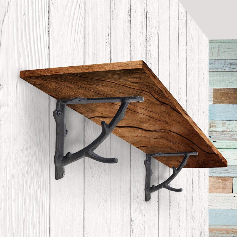NACH Decorative Shelf Brackets, 4 Pack of 5.5 x 1.8