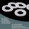 sourcing map PTFE Flat Gasket 22 mm / Diameter 12