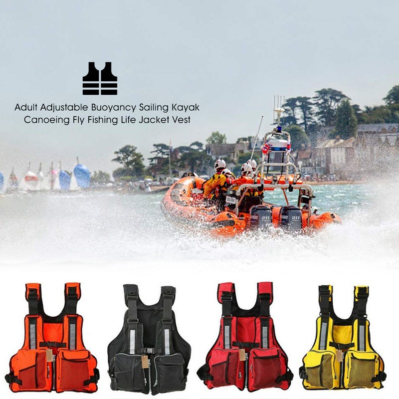 Life Jackets Adults Life Vest Adult Adjustable Canoe Kayak Dinghy