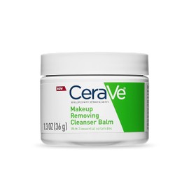 CeraVe CeraVe Cleansing Balm Makeup Remover, Waterproof Makeup Remover With Ceramides & Plant-Based Jojoba Oil To Nourish & Hydrate, Non-Comedogenic & Fragrance Free, 1.3 Oz