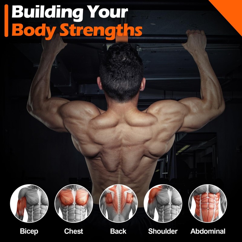 Pull up Assistance Bands, 4 Pull Up Bands 300lbs, Heavy