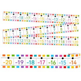 Number Line for Classroom Wall -20~120 Number Line Bulletin Board Border﻿﻿