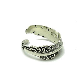 Sterling silber Ring Feder 925 Empress Einstellbare Größe