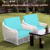 4-Pack Outdoor Cushion Covers, Stretch Patio Cushion Replacement Slipcovers for