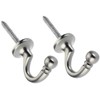 SISI UK® 4 Pack Curtain Tie back Hooks U Ball