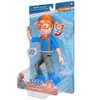 Blippi Talking Figure, 9-inch Articulated Toy with 8 Sounds and