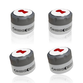 RKJFHIUR Upgraded 91538 Gas Grill Lighted Control Knobs, 2-Pack Outdoor Grill knobs Fit for Weber Summit Grill 2012+ 400/600 Series E-470/670, S-460/470/660/670 for Weber Grill Replacement Parts