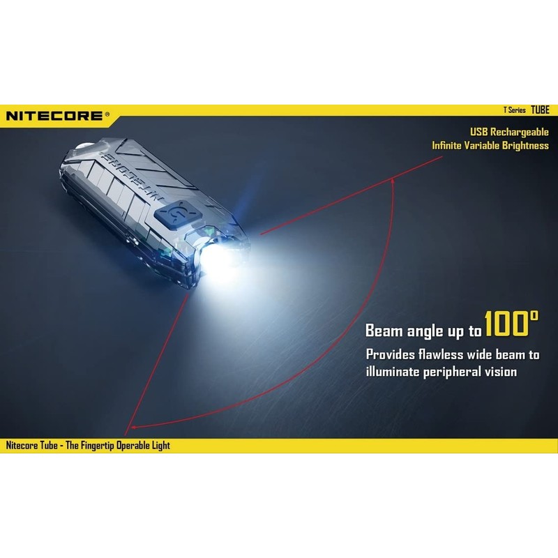 Nitecore Tube V2 Keyring Light - Lemon, N/A