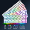 Snpurdiri 60% Wireless Gaming Keyboard and Mouse Combo,LED Backlit Rechargeable