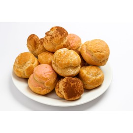 Andy Anand Fresh Sugar Free Profiterole Bignè Choux , French Cream Puff, 12 pcs, Chocolate, Wild Berry & Vanilla, Made in France by world famous La Pasticceria, Bruche Valley, Slowly savor for an amazing experience with a luxuriously creamy feel 14 oz