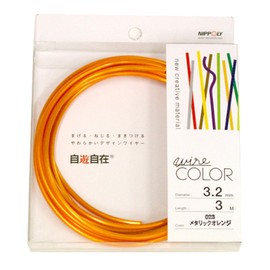 NIHON KASEN Color Wire, Flexible Annealed Wire, Vinyl Chloride, 1-inch (3.2 mm) Wire Diameter, 9.8 ft (3 m) Long, 1 Roll, 22373226