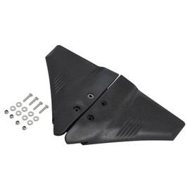 Quueparts HS001 Dorsal-Fin Style Hydrofoil Stabilizer Compatible with Outboard Motor and Stern Drives 5 to 150 HP Compatible with Mercury Mariner, UV-Reinforced Nylon PA66 Plastic and SS316 Bolts