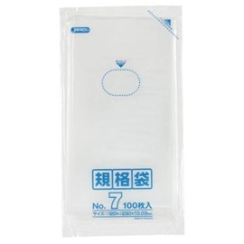 Japax K-07 Plastic Bags, Transparent, Height 9.1 x Width 4.7 x Thickness 0.01 inches (23 x 12 x 0.03 mm), 200 Sheets