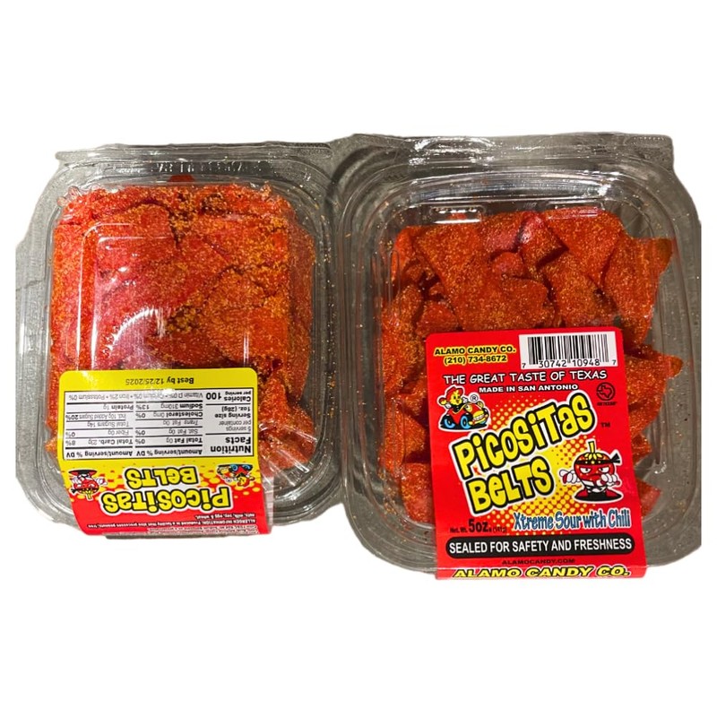 Alamo Candy Picositas Belt , 1 Count (SUGAR CANDY -