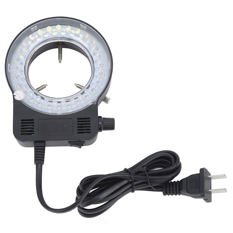 Microscope Ring Light LED Light Source Adjustable Microscope Accessory 100‑240V