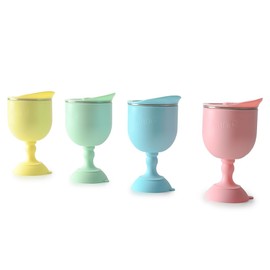 Fgomama x Little.b Double-Layered 18/10 Stainless Steel Learning Cup | 7oz / 200ml (blue)