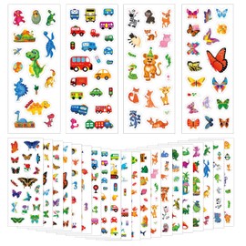 Stickers for Children Boys Girls PVC 20 Sheets