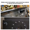 EVIL ENERGY Male 6AN Bulkhead Fuel Cell Fitting Adapter Aluminum