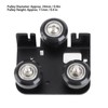 Back Support Plate Black Metal 3D Printer Extruder Back Support