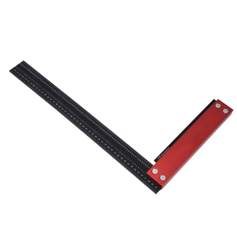 Woodworking Ruler 12in Accurate Carpenter Square L Shaped Right Angle