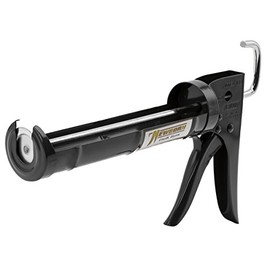 Newborn Super Ratchet Rod Cradle Caulk Gun, 1/10 Gallon Cartridge, 6:1 Thrust Ratio, Black