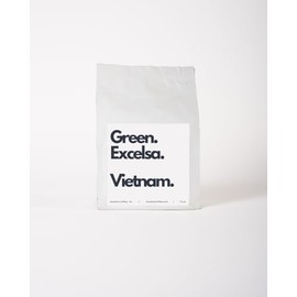 Green Coffee Beans – Excelsa Vietnam, Unroasted, 1 lb – Grade 1, Natural Dried, Lower Caffeine, Rare Coffee Species, Clean & Bold, Home Roasting, Pesticide-Free, Direct Trade
