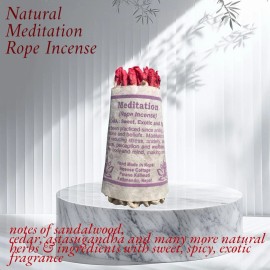 Sisnery Meditation Rope Incense Natural Sweet Fragrance Handmade In Nepal