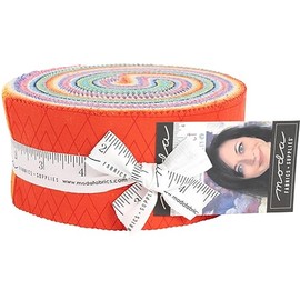 Sariditty Rainbow Sherbet Jelly Roll 40 2.5-inch Strips Moda Fabrics 45020JR
