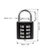 sourcing map 8-Digit Combination Padlock Push Button Lock for Locker