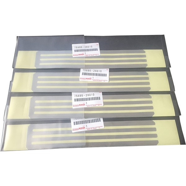 Toyota 75895-28010 Molding Tape, TAPE, MOULDING, NO.1, Set of 4