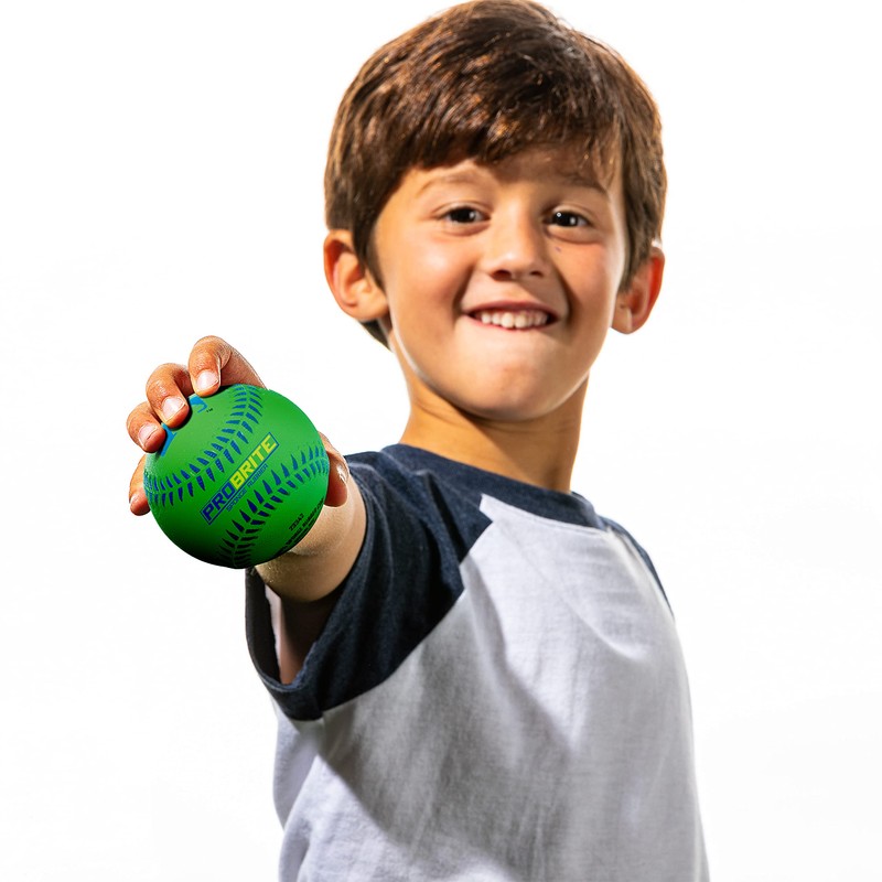 Franklin Sports Pro Brite Neon Rubber Teeballs (3 Pack)