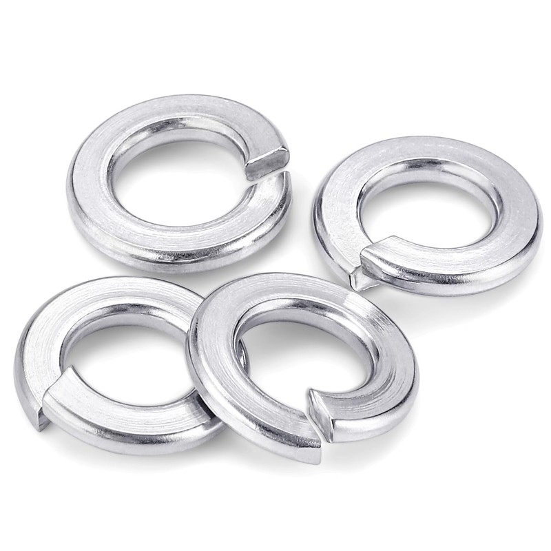 #8 Lock Washer Spring Lock Washers, 304 Stainless Steel 18-8,
