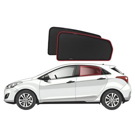 Genuine SNAPSHADES Car Rear Window Shades for Hyundai i30 Hatchback 2nd Gen (GD; 2012-2017)