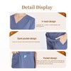 DEEYOTA Medical Scrubs for Women,Scrubs for Women Set，Highly Elastic and