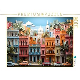 CALVENDO Puzzle Havana in Paper Layer Art | Size