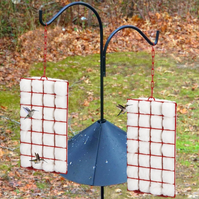 Tandefio 2 Pcs Hummingbird Nesting Material Kit Refillable Bird Nesting