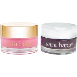 Sara Happ- Duo de mascarilla de arcilla dulce y exfoliante de azúcar de maracuyá para labios: tratamientos exfoliantes para labios, exfoliante