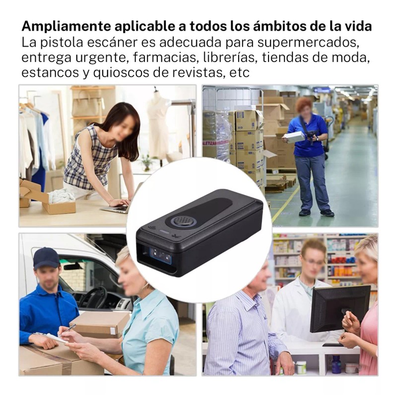 GOMITA Escáner Inalámbrico 2d Bluetooth Portátil Y Rápido