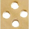 Handarbeit-Lieblingsladen 10 Elegant Wooden Buttons 30 mm Round Natural 4-Hole
