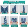 12-Pack Bolsas Ecológicas, Bolsa de Compras Portátil Reutilizable, Bolsas de