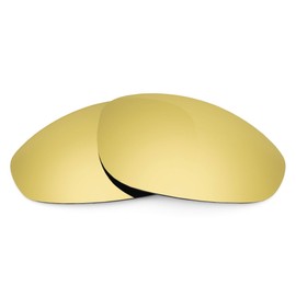 Revant Replacement Lenses Compatible With Oakley Straight Jacket (1999), Polarized, Flare Gold Mirrored