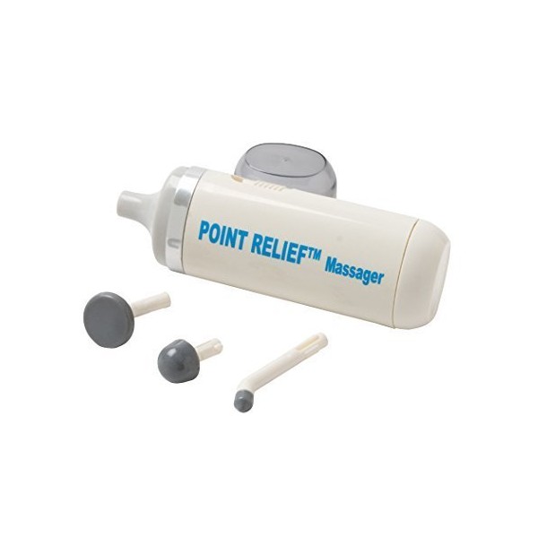 Point Relief® Mini-Massager Battery-Powered for Pain Relief, Tension Relief and Massage Therapy